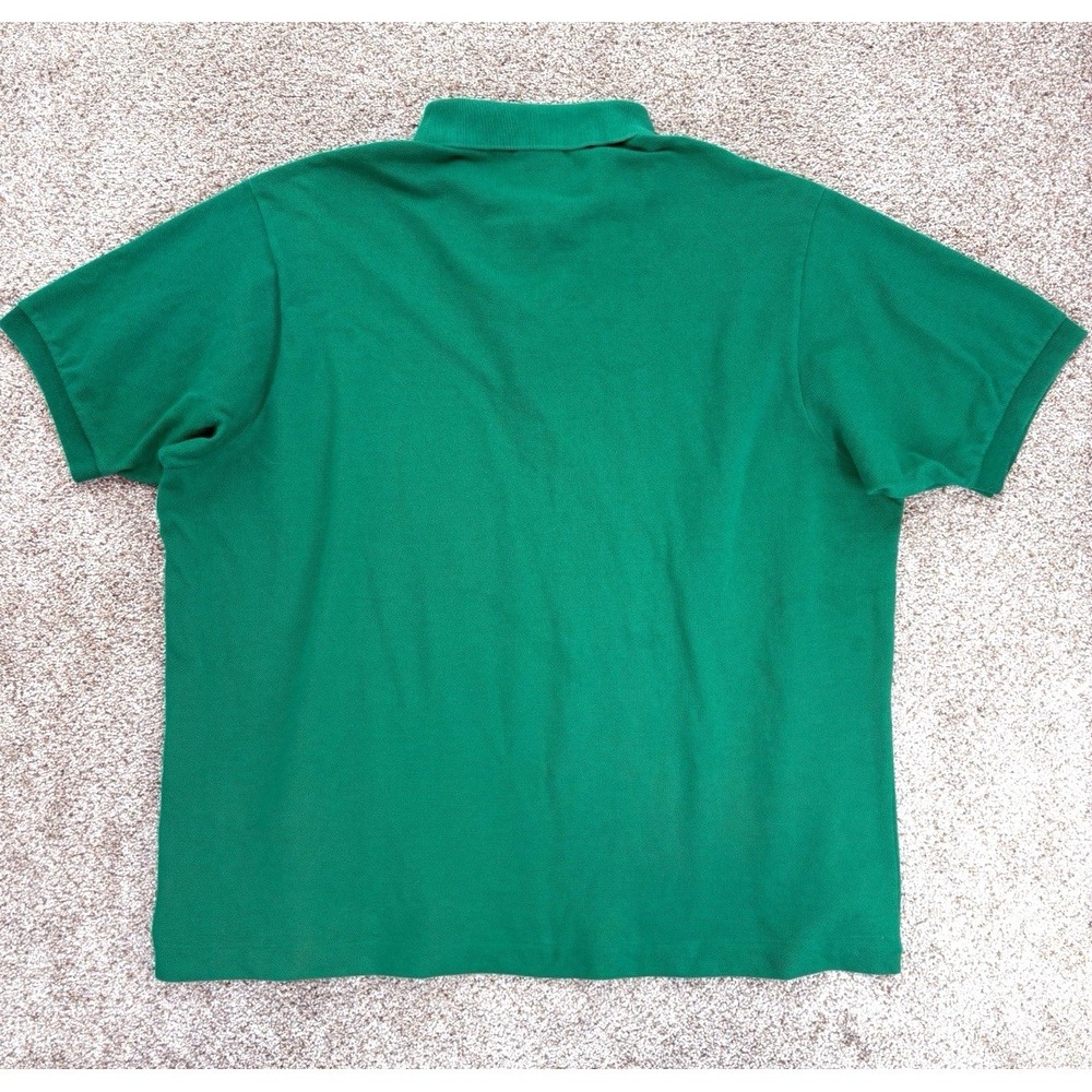 Lacoste DEVANLAY Classic Fit 100% Cotton Polo Shirt Men's FR 9 US 4XL Green Knit - Picture 5 of 9